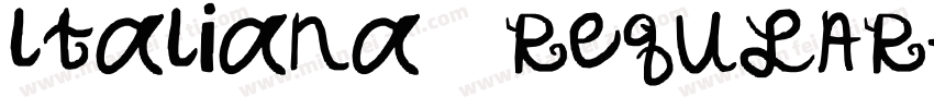 ltaliana   RequLAR字体转换